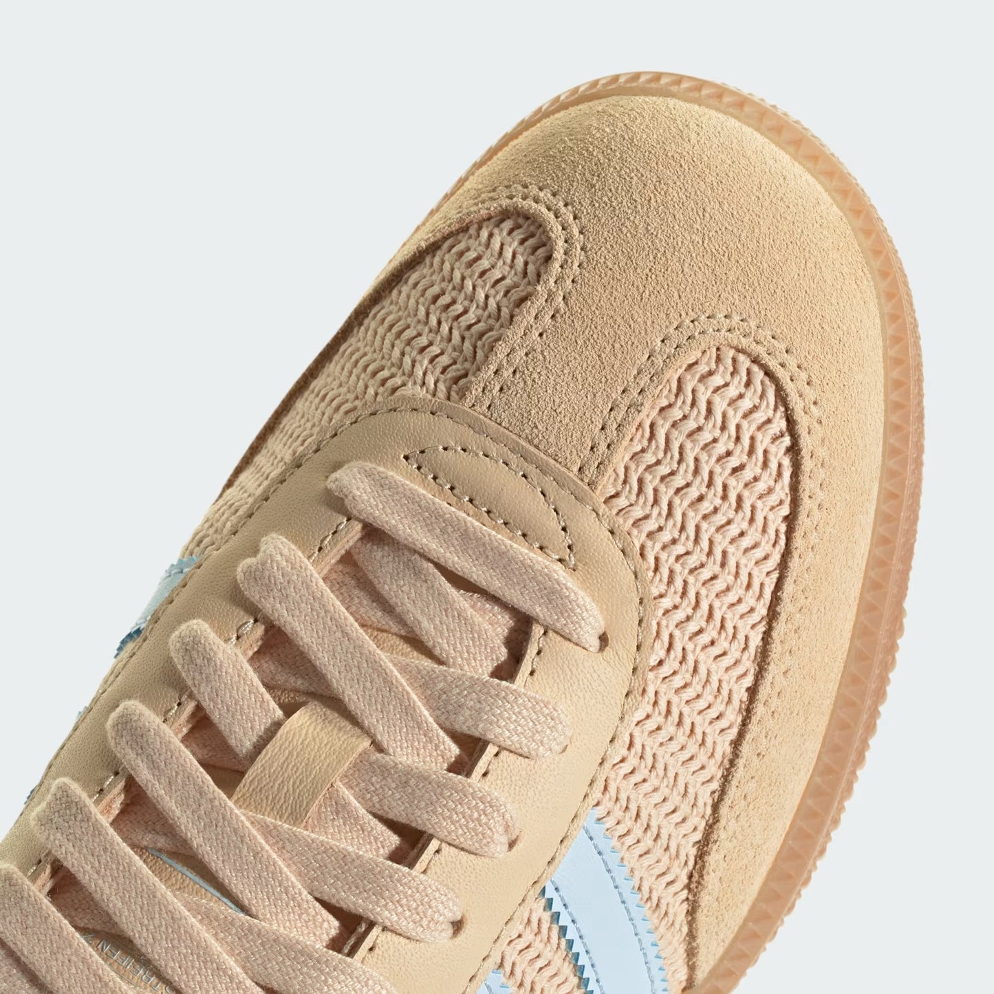 Women's Adidas Samba OG - Black/Sand Strata/Sky Tint