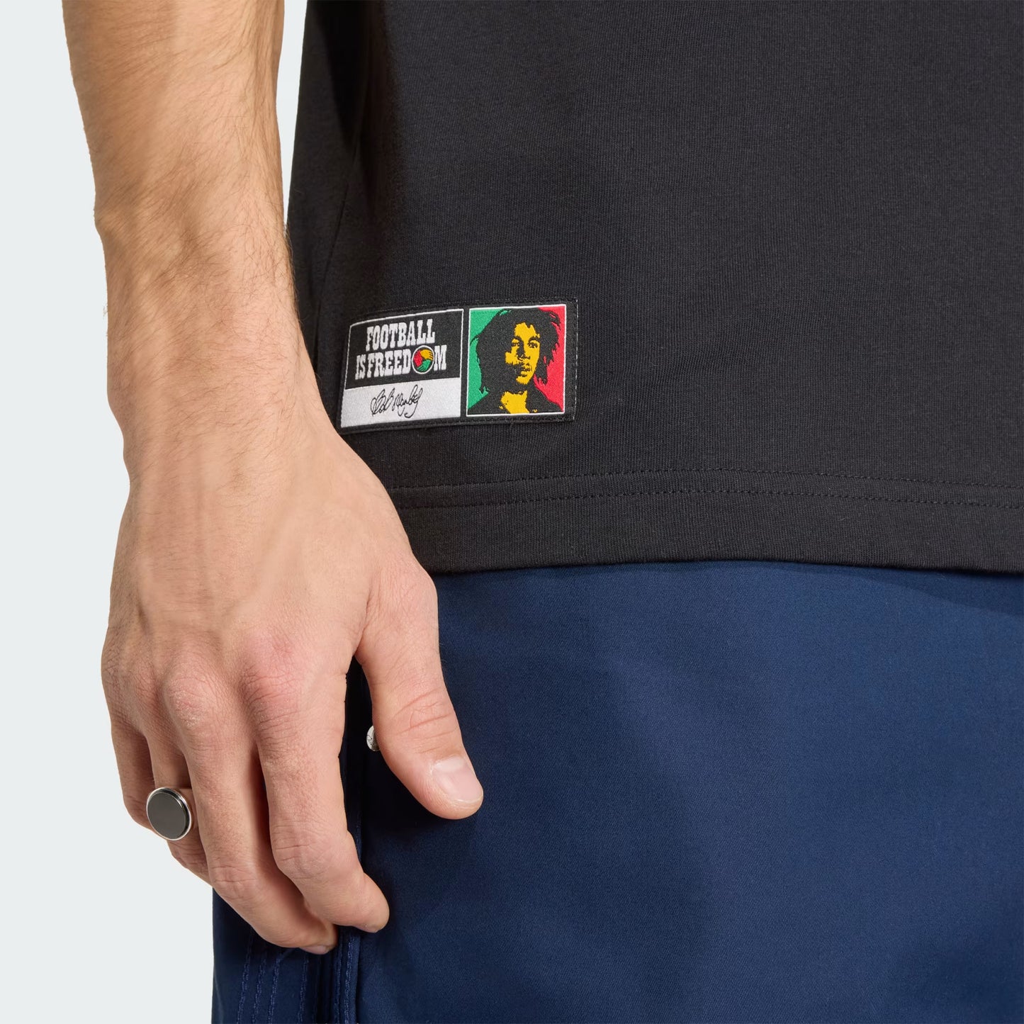 Men's Adidas Jamaica x Bob Marley DNA Graphic T-Shirt