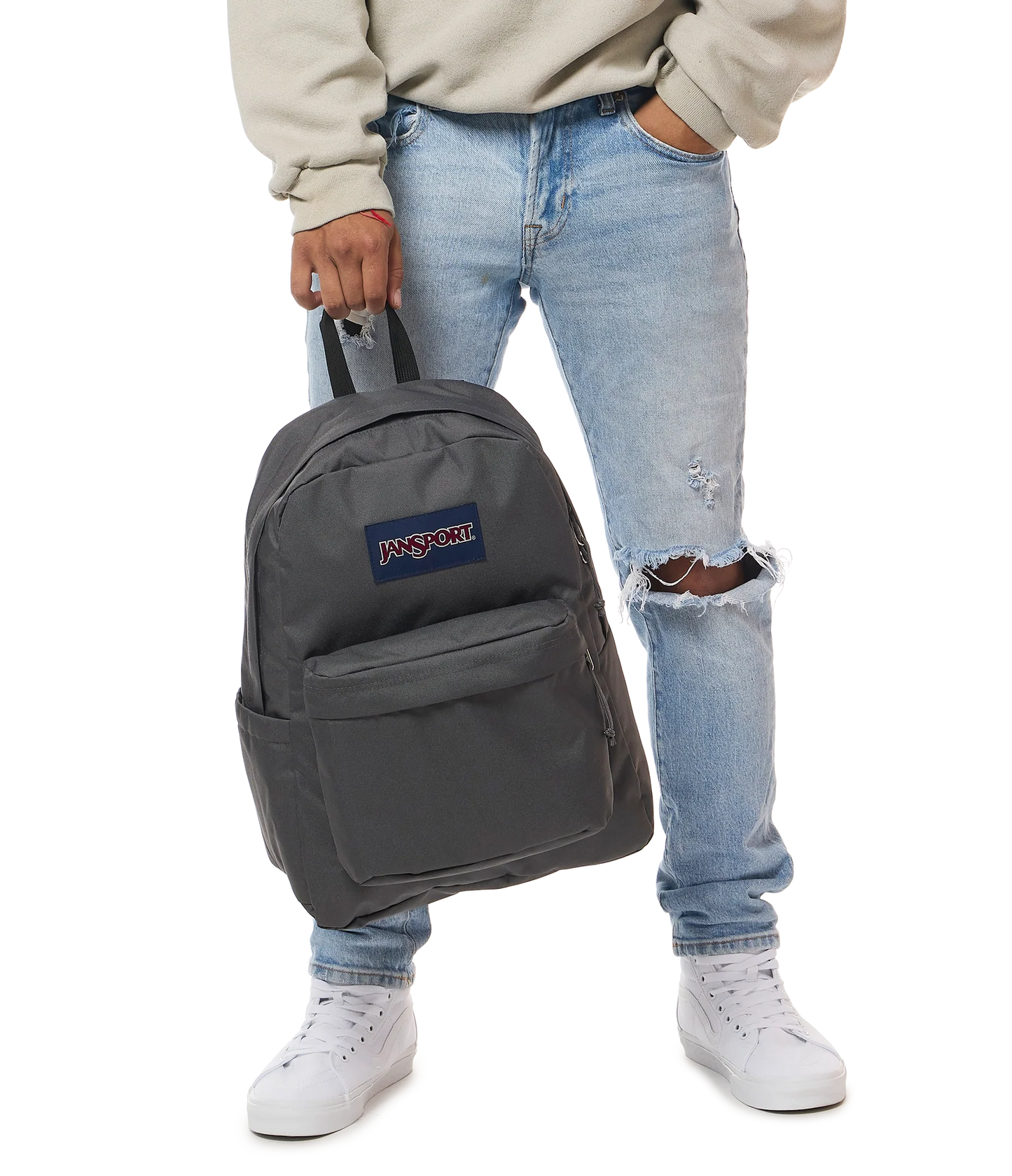 JanSport SuperBreak Plus Backpack - Smokey Grit