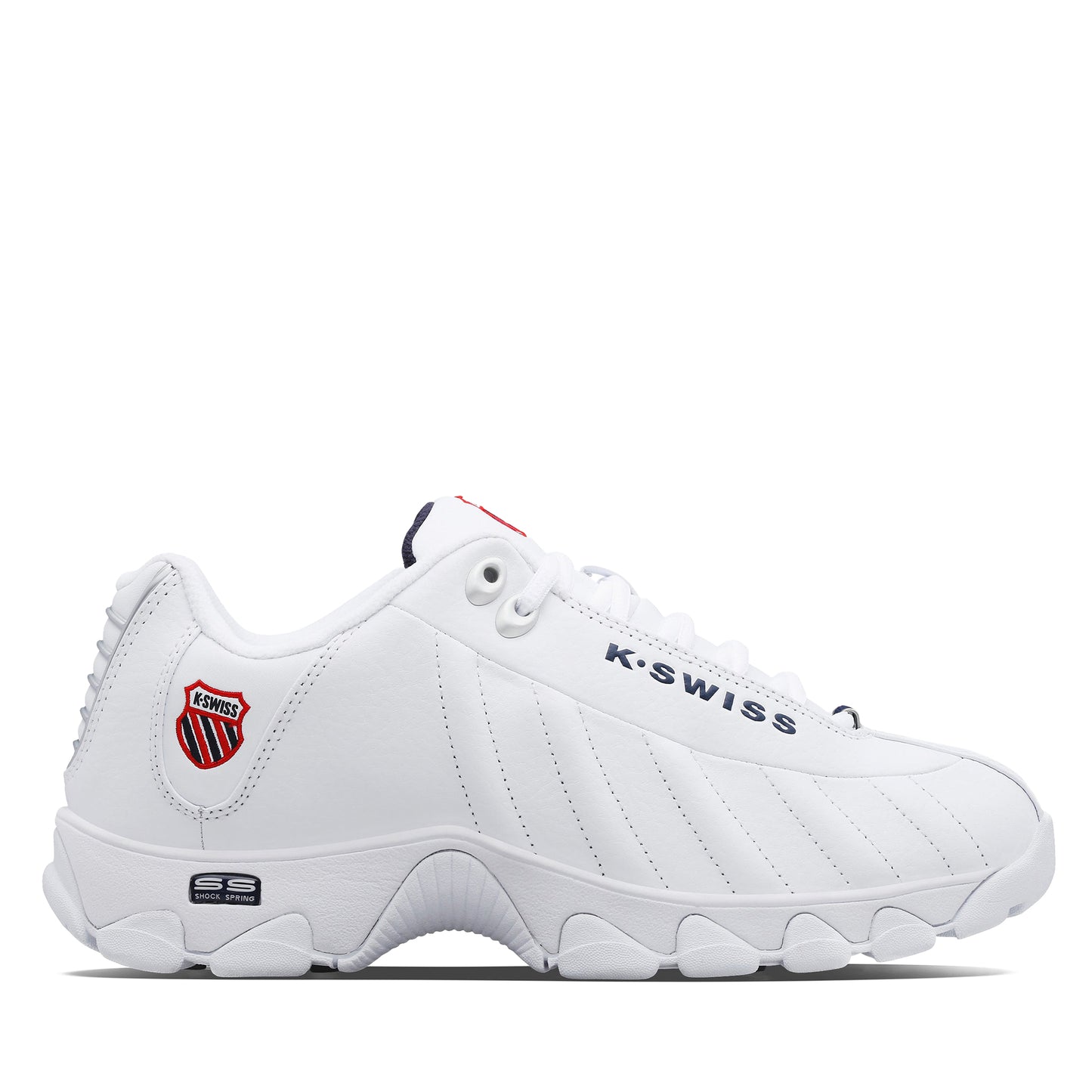 Men's K-Swiss ST329 CMF - White/Navy/Red