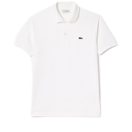 Men's Lacoste Classic Fit L.12.12 Pique Polo - White