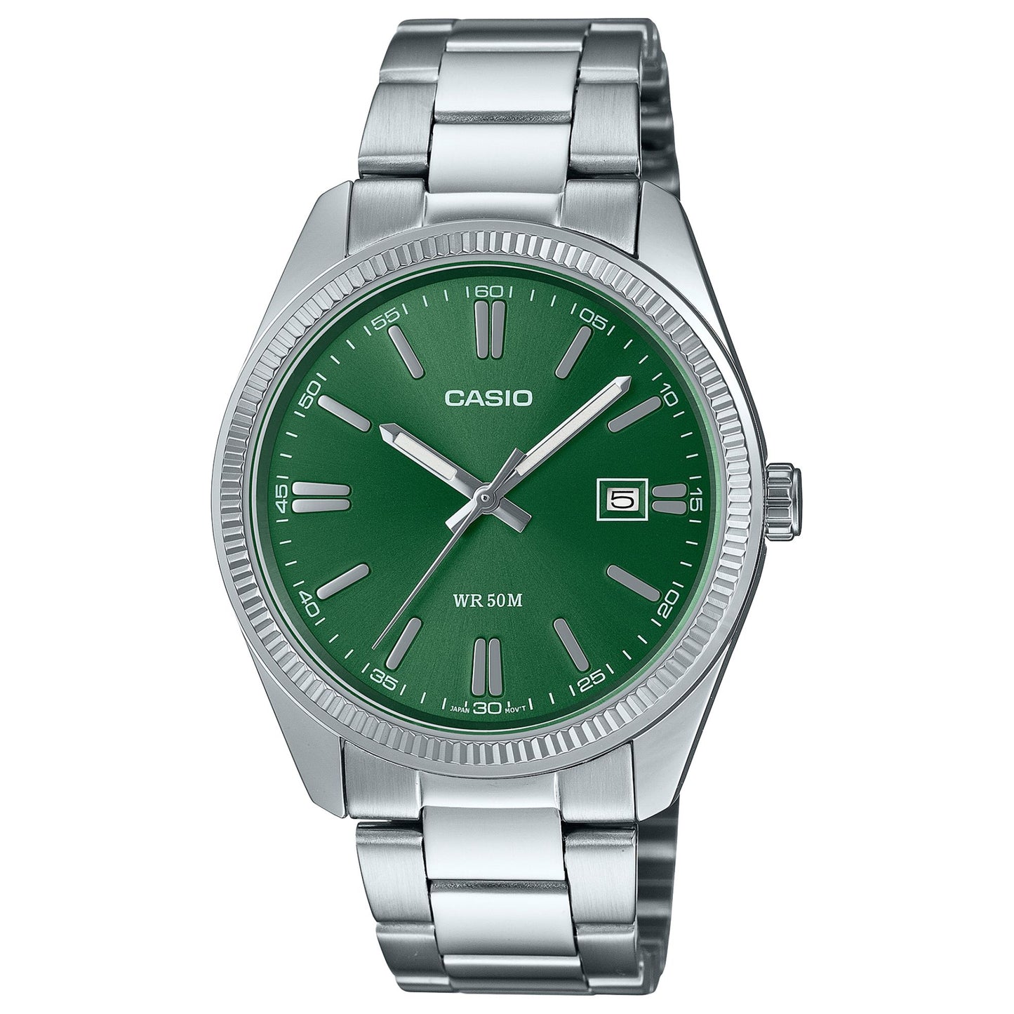 Casio Vintage MTP1302D-3AVT Watch 38.5mm - Green/Silver