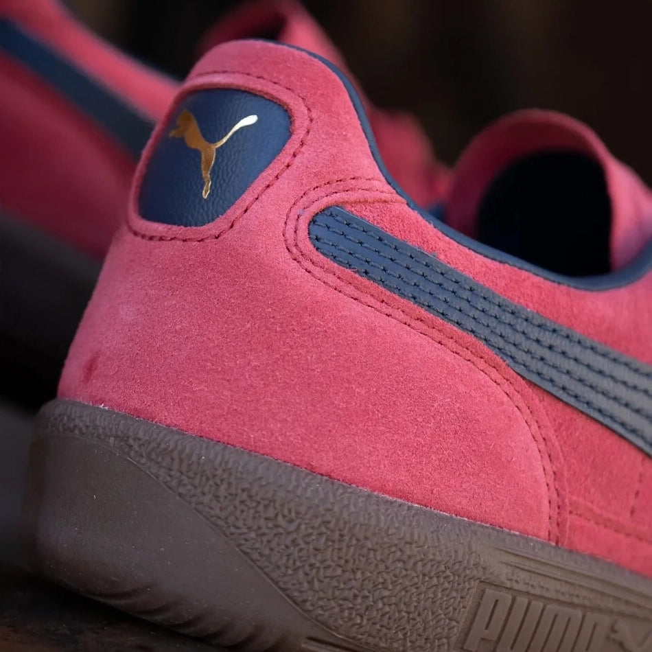 Men's Puma Palermo Shoes - Club Red/Club Navy