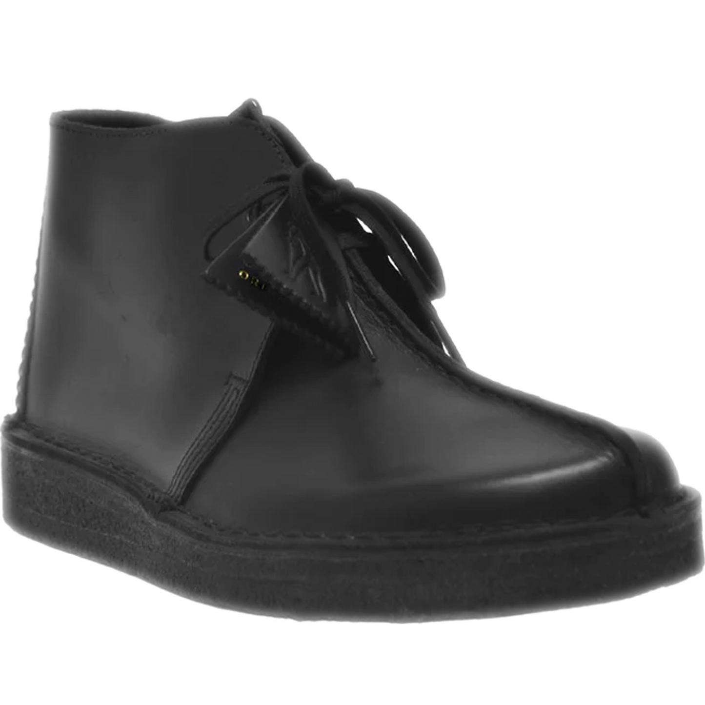 Men's Clarks Desert Trek Hi - Black Polish