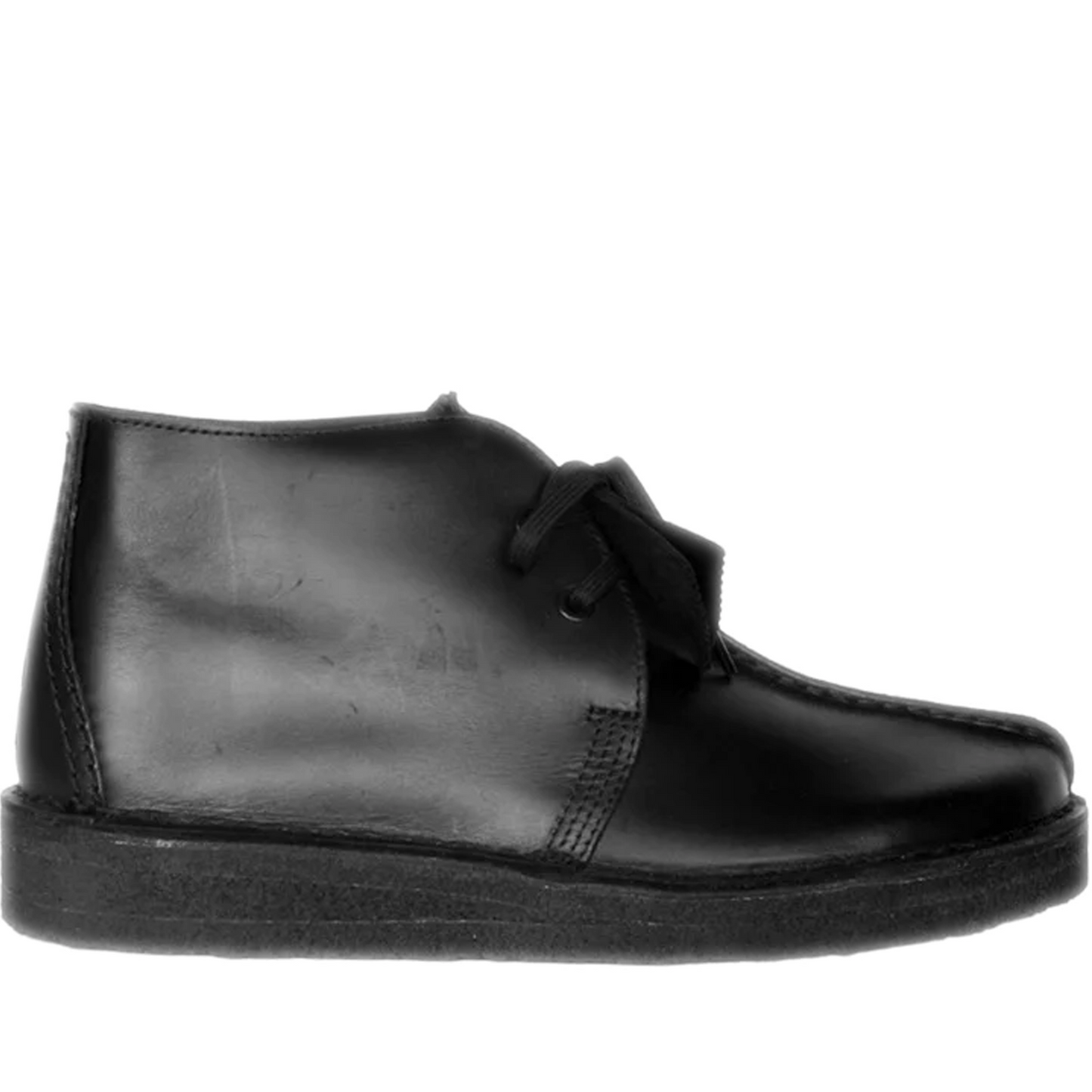 Men's Clarks Desert Trek Hi - Black Polish
