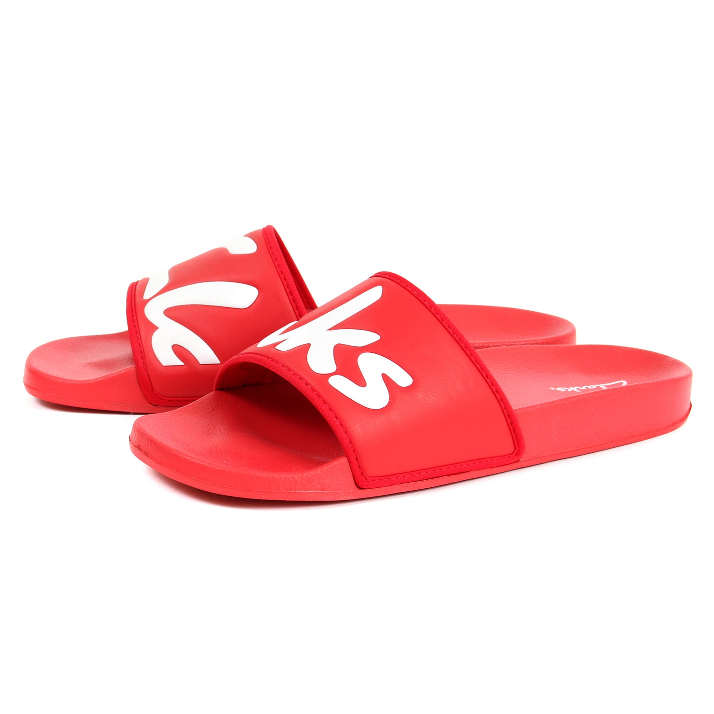 Men's Clarks Toblin Slide - Red/White