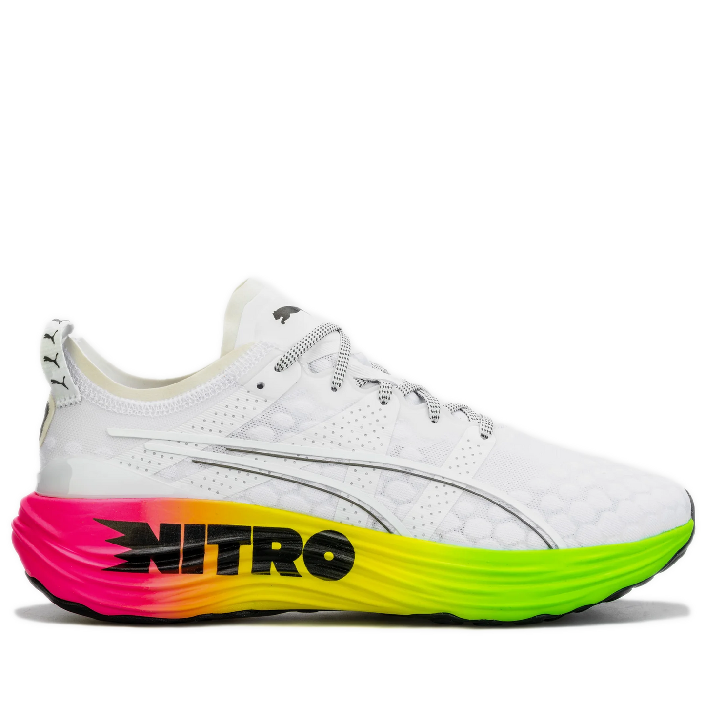 Men's Puma ForeverRUN NITRO Futrograde - White/ Green Gecko