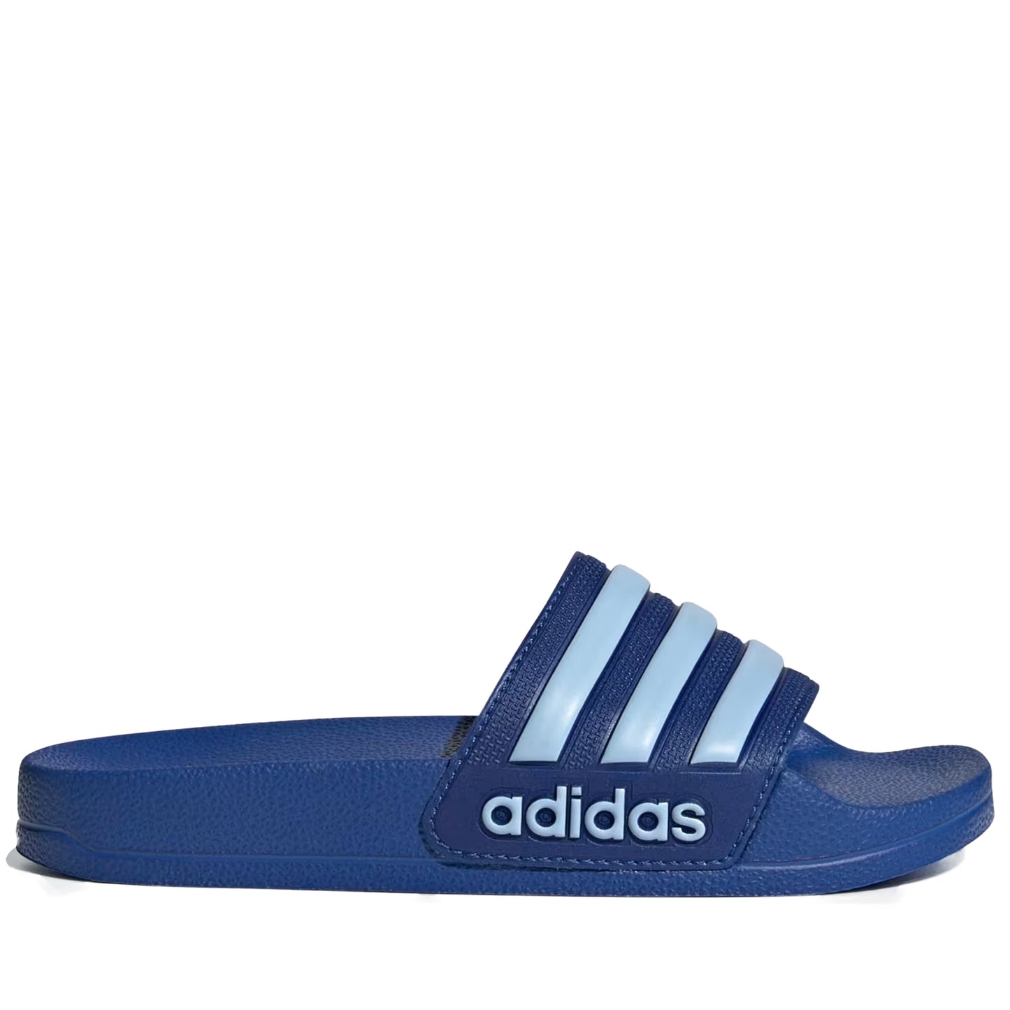 Men's Adidas Adilette Shower Slides - Blue/White