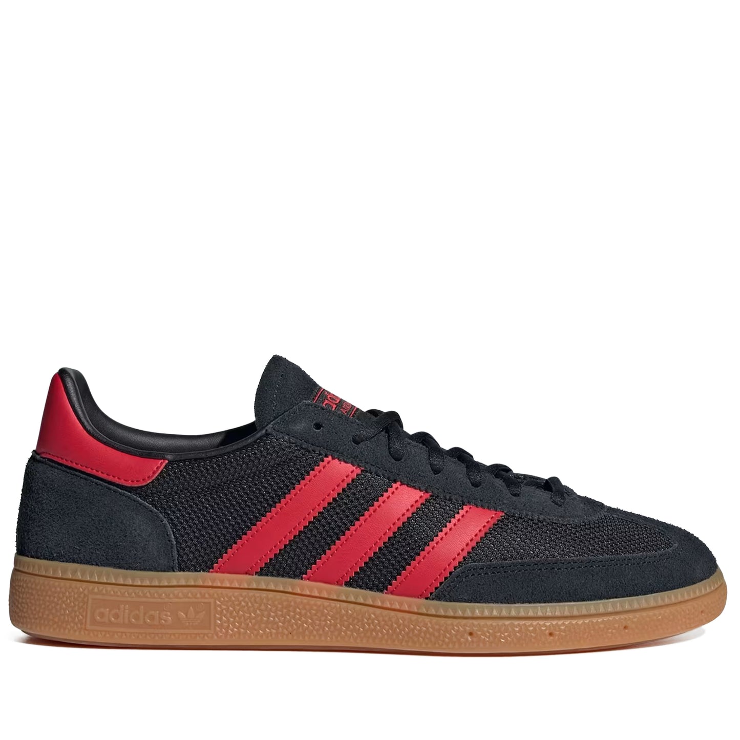 Men's Adidas Handball Spezial Shoes - Core Black/Better Scarlet/Gum
