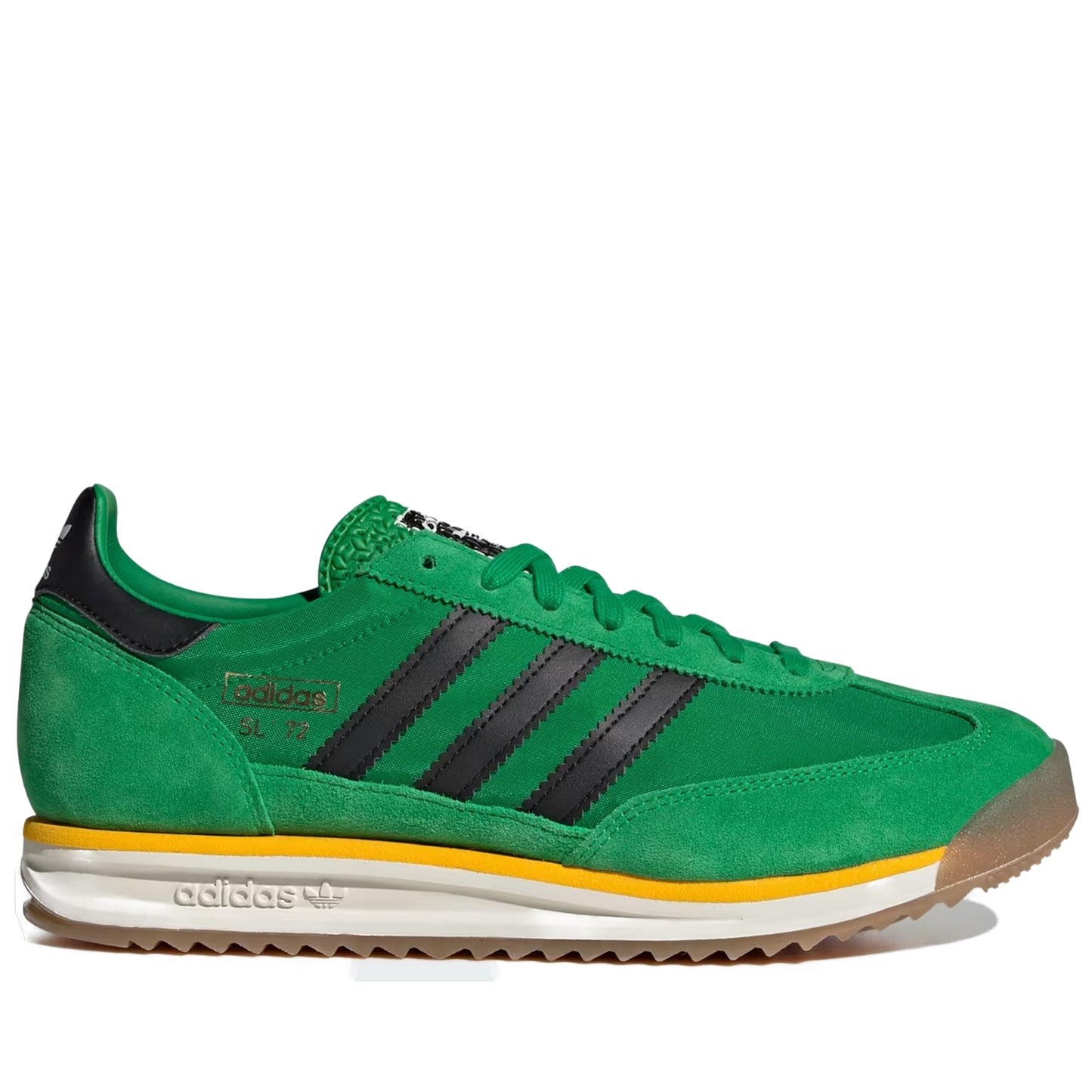 Men's Adidas SL 72 RS - Green/Off White/Crew Yellow