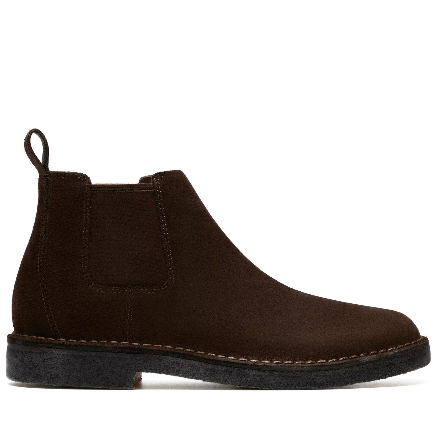 Clarks Shoes Men's Clarks Desert Chelsea dark-brown-suede