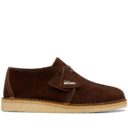 Men's Clarks Desert Trek Suede - Brown/Chestnut