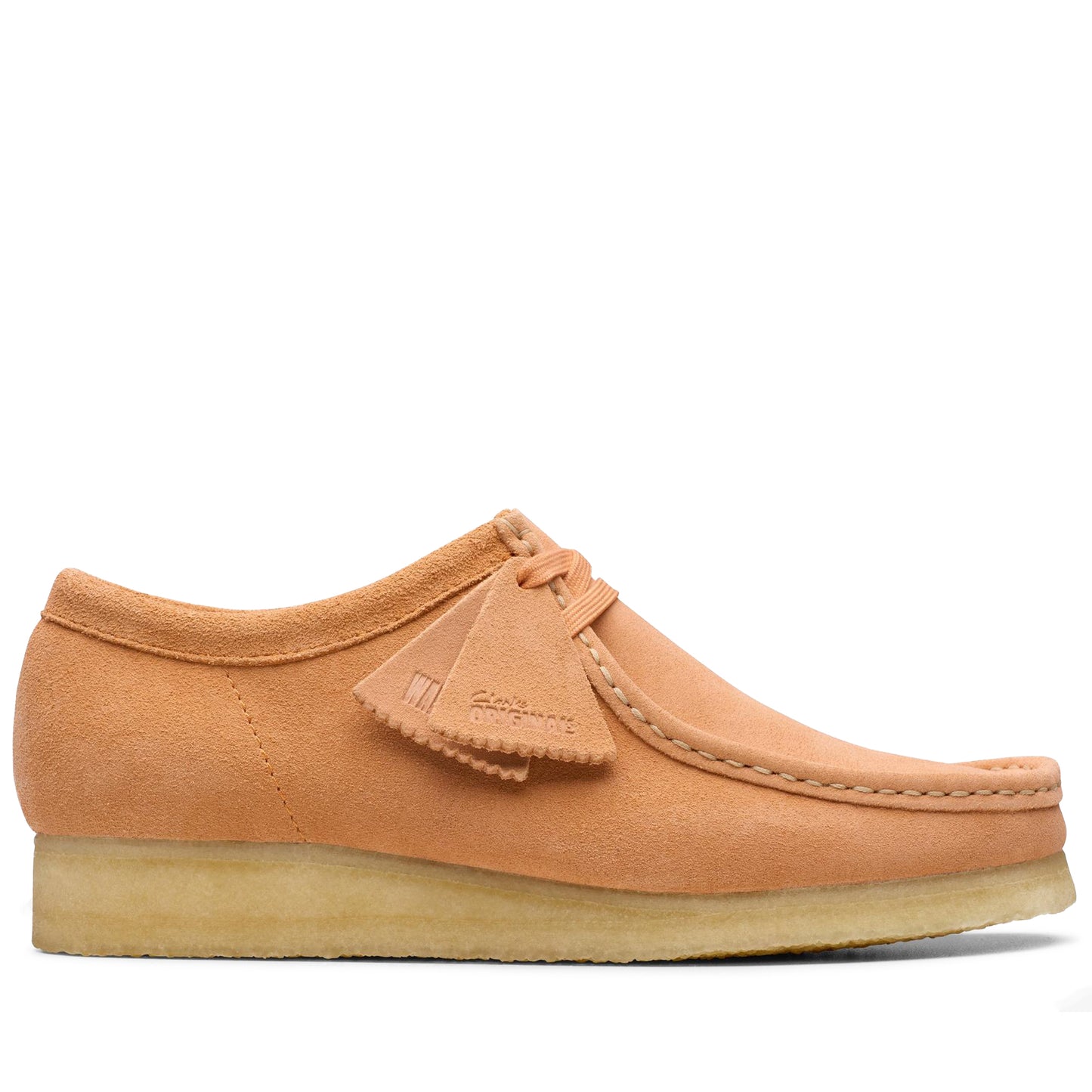 Men's Clarks Wallabee Low Suede - Pale Peach