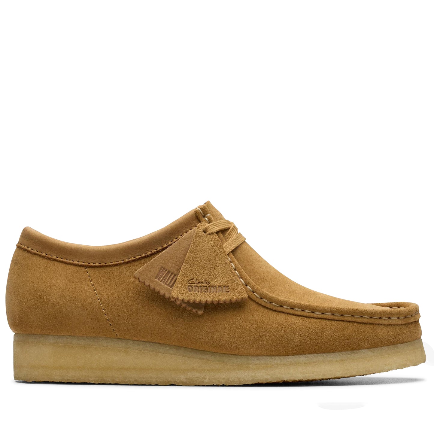 Men's Clarks Wallabee Low Suede - Mid Tan