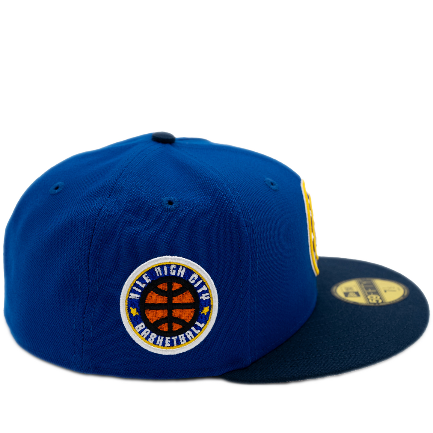 New Era Denver Nuggets 59Fifty Fitted Hat - Magnet Blue/ Ocean