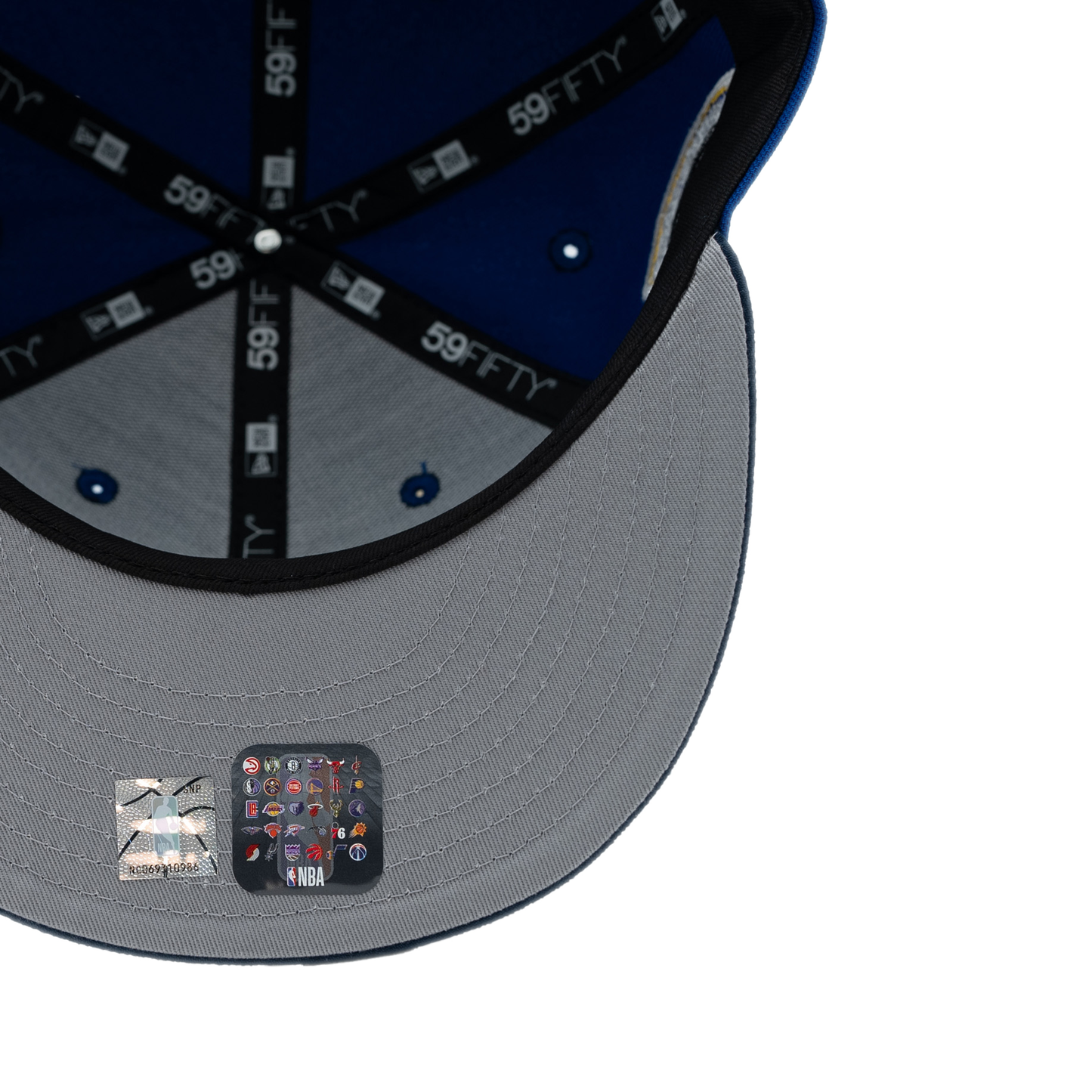 New Era Denver Nuggets 59Fifty Fitted Hat - Magnet Blue/ Ocean