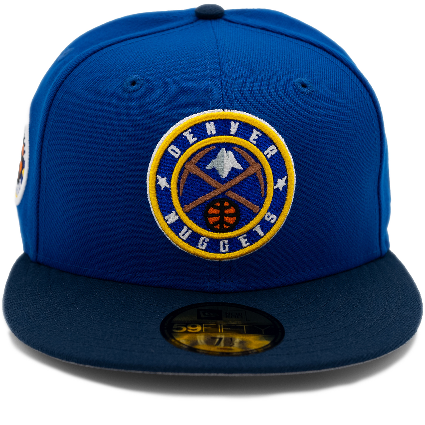 New Era Denver Nuggets 59Fifty Fitted Hat - Magnet Blue/ Ocean