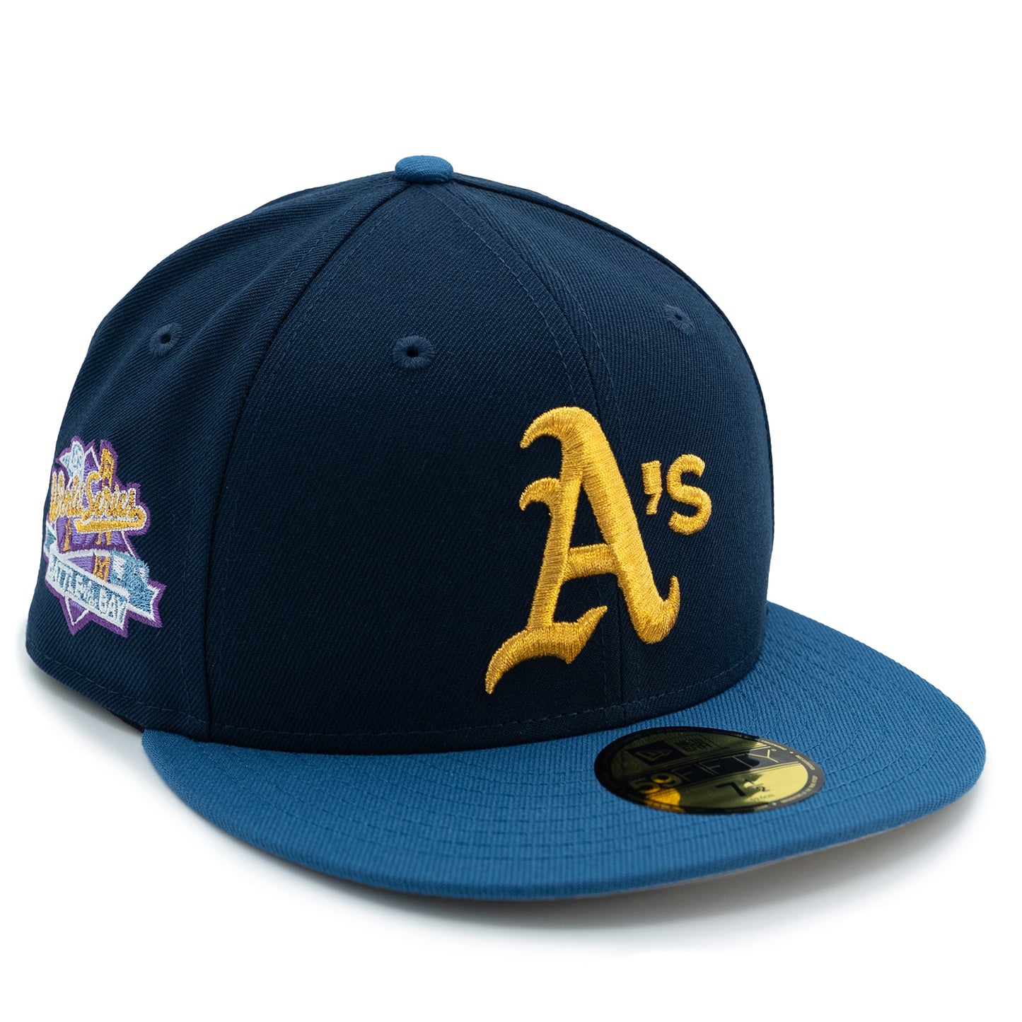 New Era Oakland Athletics 59FIFTY Fitted Hat - Ocean Blue/Indigo