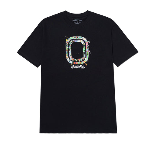 Overtime Vandal Paint Tee - Black