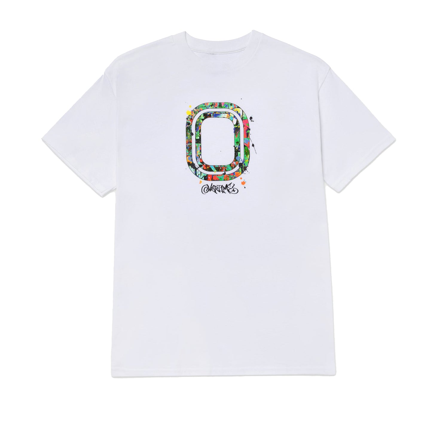Overtime Vandal Paint Tee - White