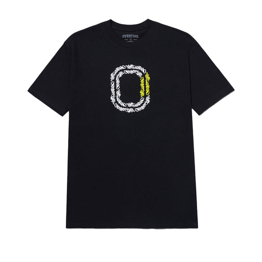 Overtime Vandal Script Tee - Black