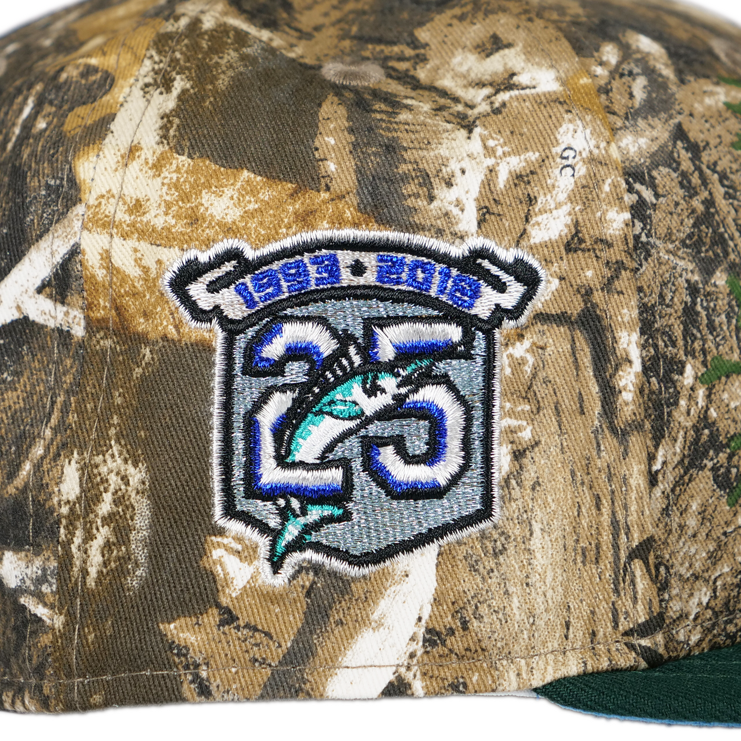 New Era Florida Marlins 59FIFTY Fitted Hat - Camo/ Green