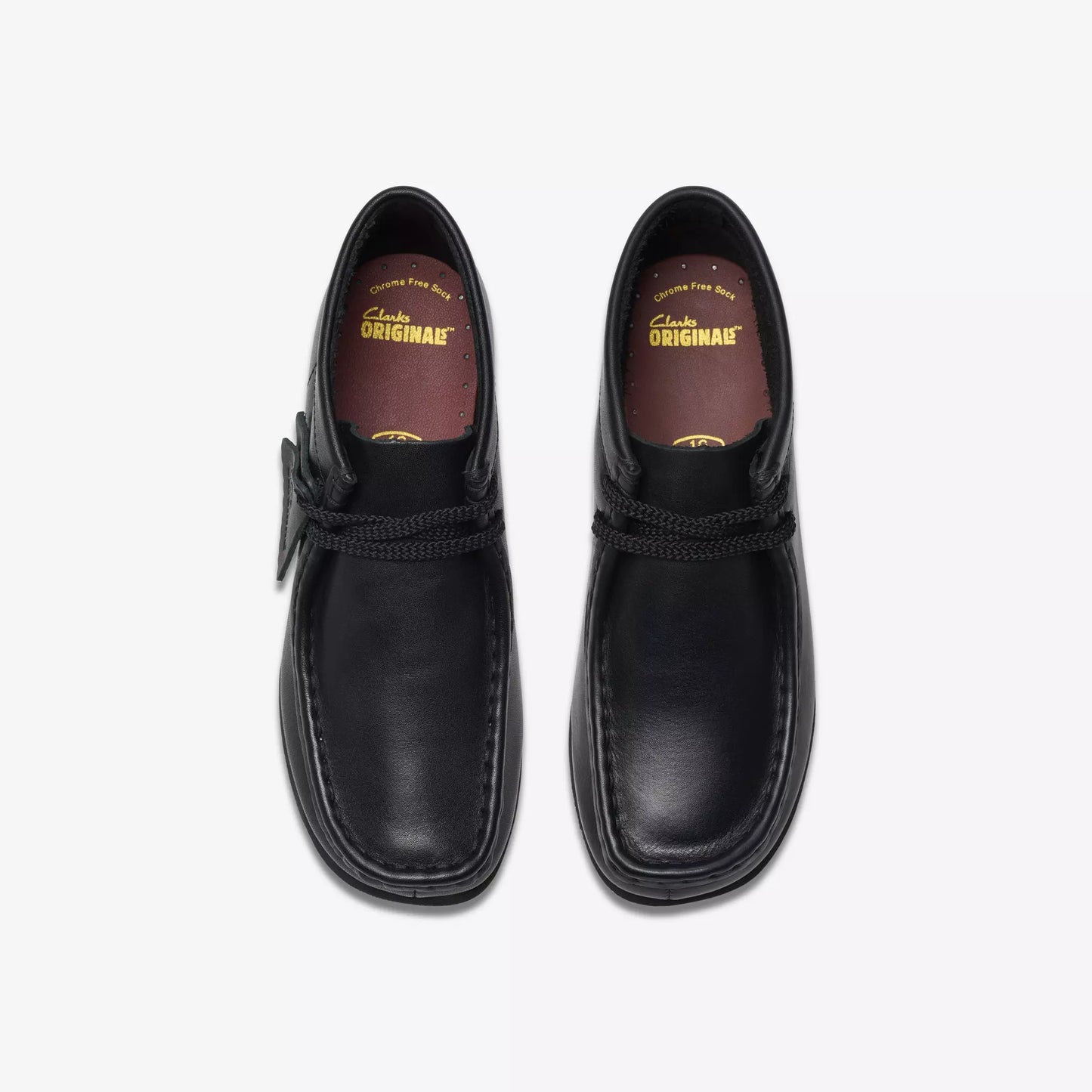 PreSchool Clarks Wallabee Boot - Black Leather