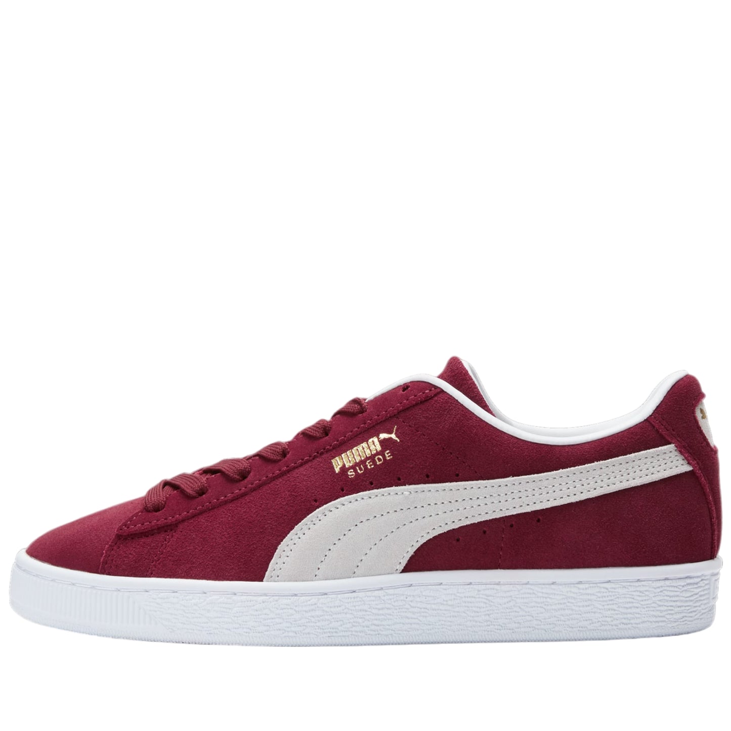 Men's Puma Suede Classic XXI Shoes - Cabernet/White
