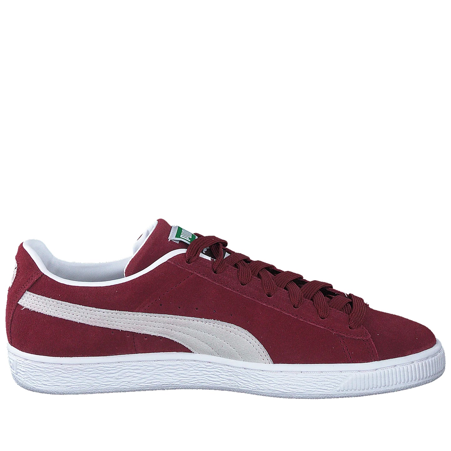 Men's Puma Suede Classic XXI Shoes - Cabernet/White
