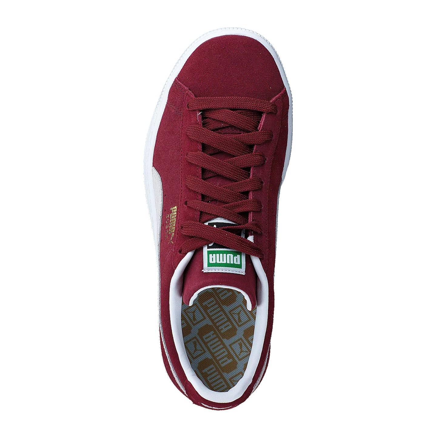 Men's Puma Suede Classic XXI Shoes - Cabernet/White