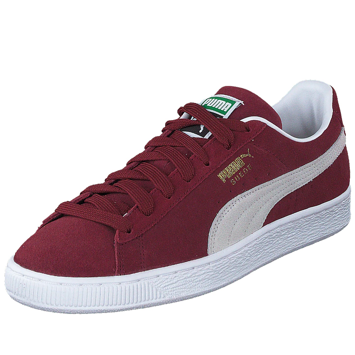 Men's Puma Suede Classic XXI Shoes - Cabernet/White