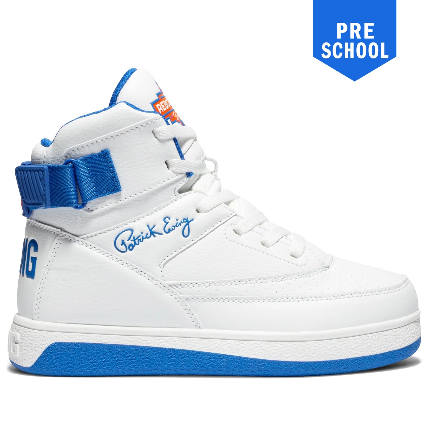 Pre School Ewing 33 Hi Rebound - White/Blue/Orange