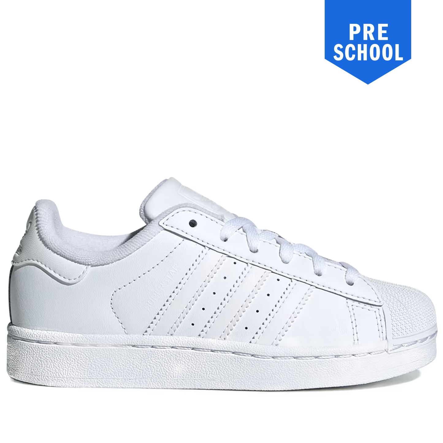Pre School Adidas Superstar II Shoes - White/White