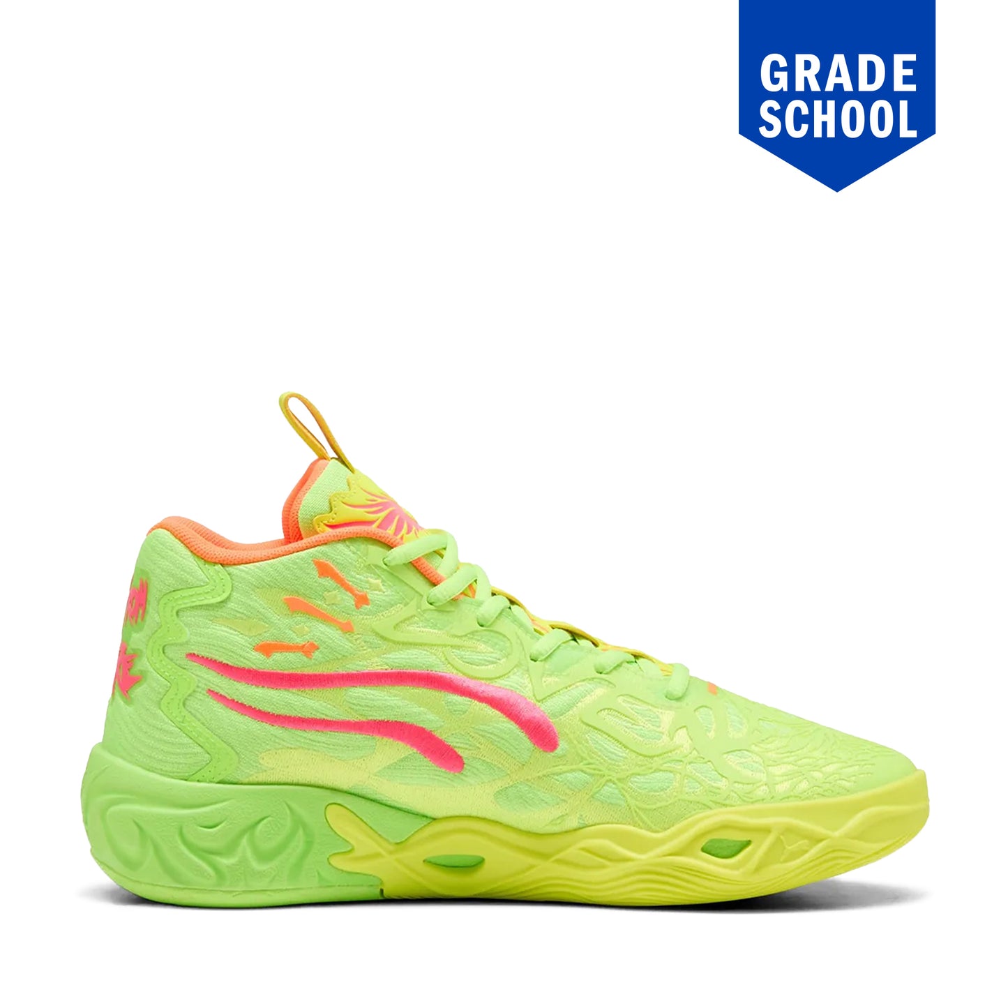 Grade School Puma X Lamelo Ball MB.04 "Gem" JR - Neon Green