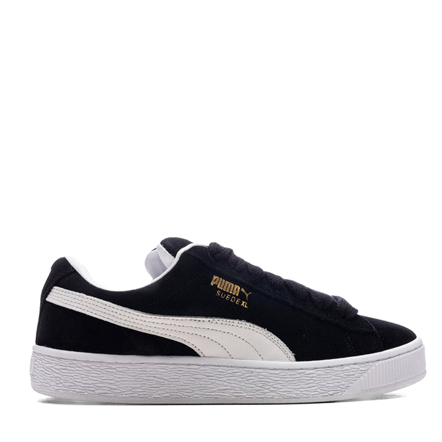 Men's Puma Suede XL Shoes - Black/ White