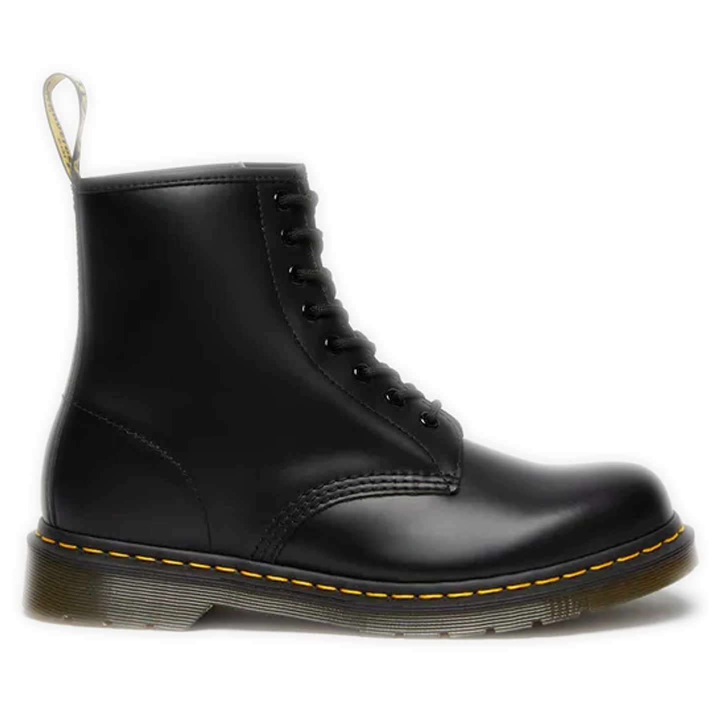 Dr. Martens 1460 Smooth Leather Lace Up Boots - Black Smooth