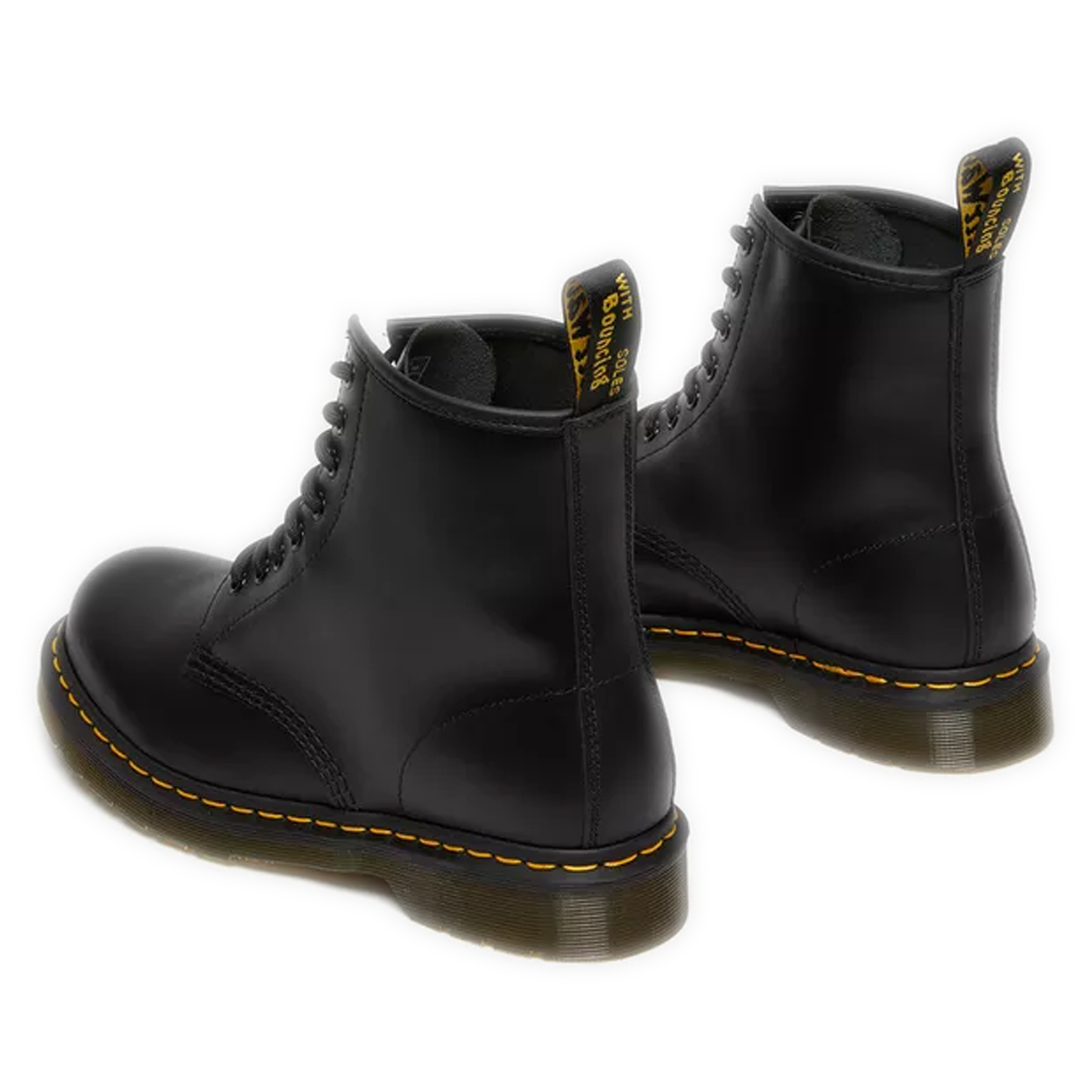 Dr. Martens 1460 Smooth Leather Lace Up Boots - Black Smooth