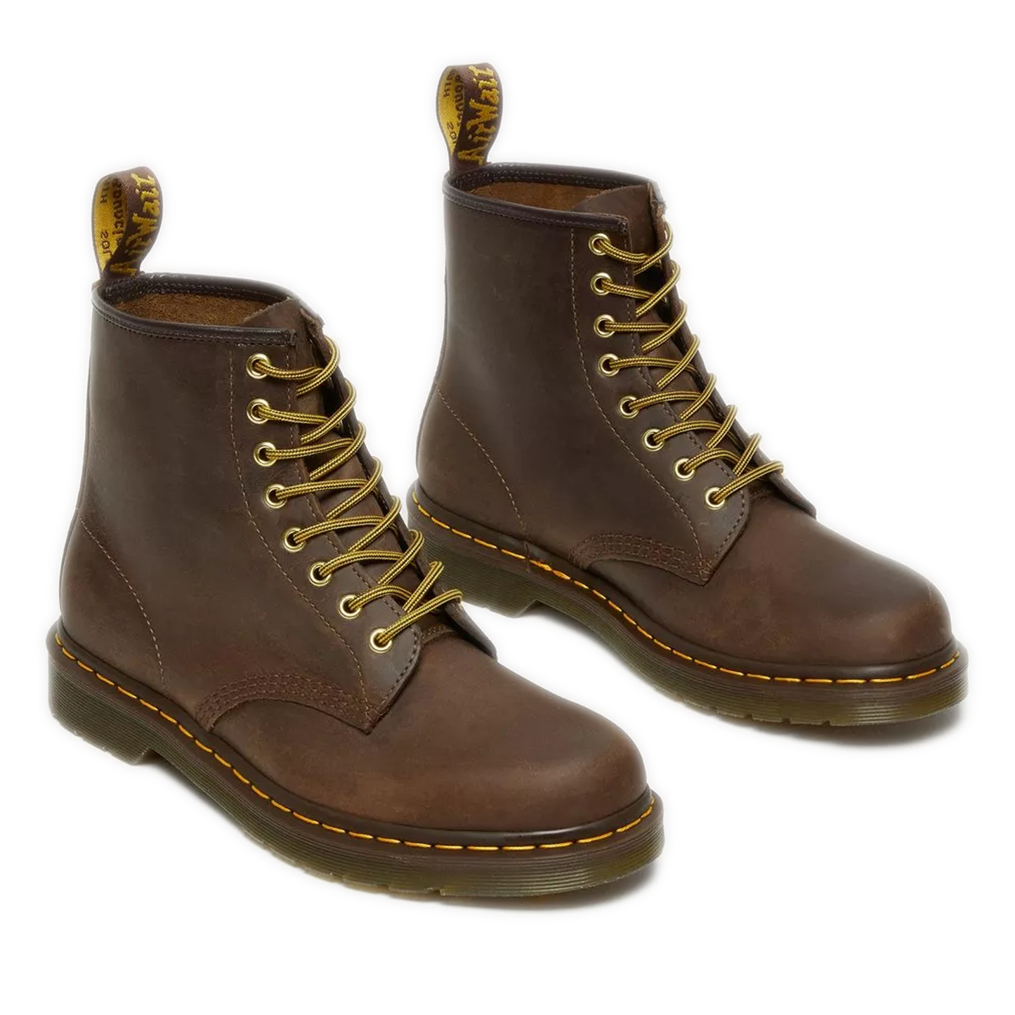 Men's Dr. Martens 1460 Crazy Horse Lace Up Boots - Brown Crazy Horse