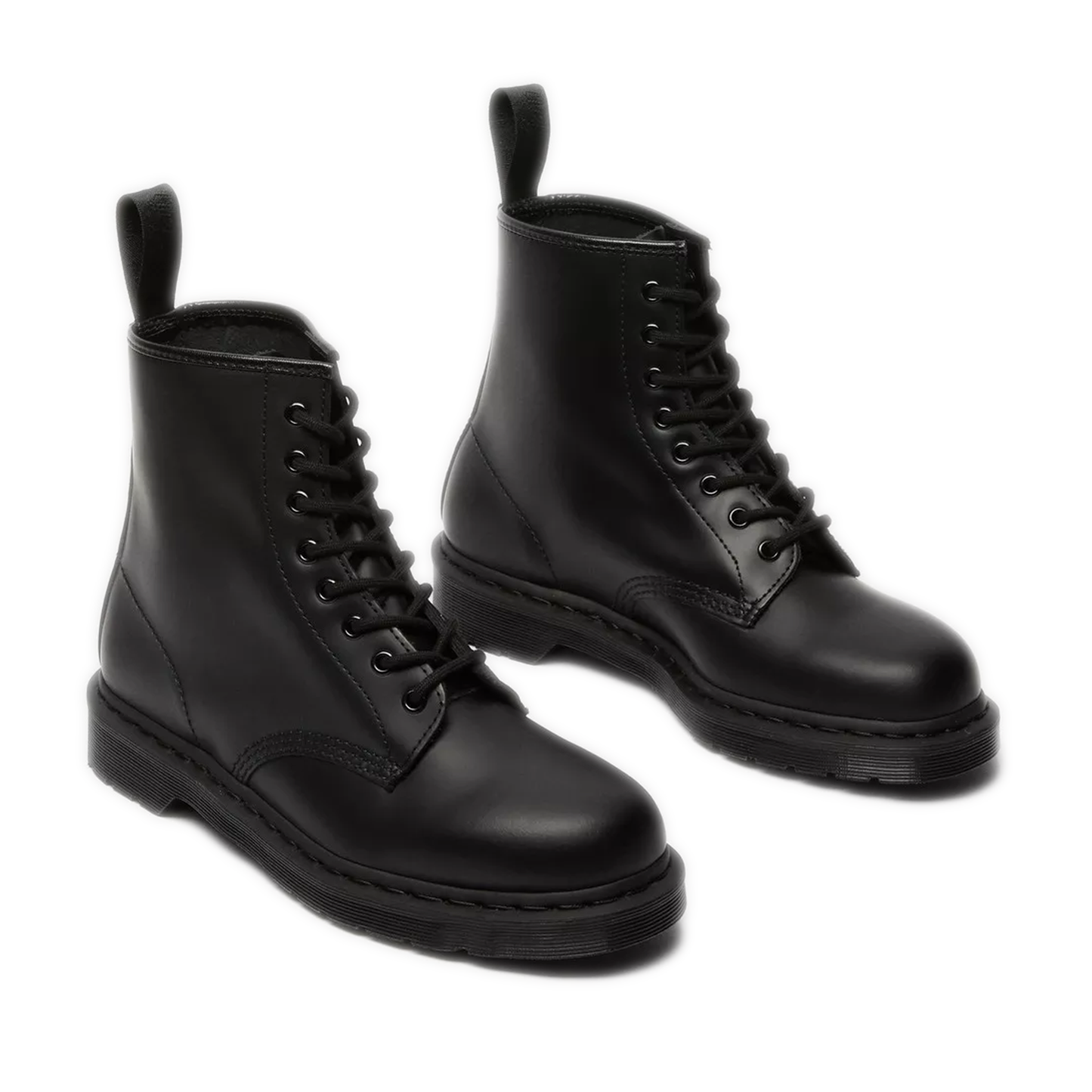 Women's Dr. Martens 1460 Mono Smooth Leather Lace Up Boots - Black Smooth