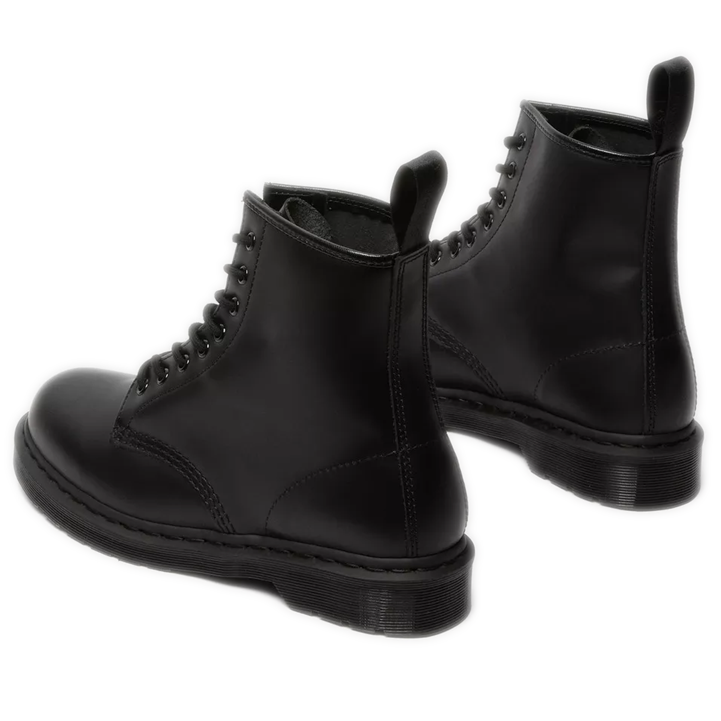 Women's Dr. Martens 1460 Mono Smooth Leather Lace Up Boots - Black Smooth