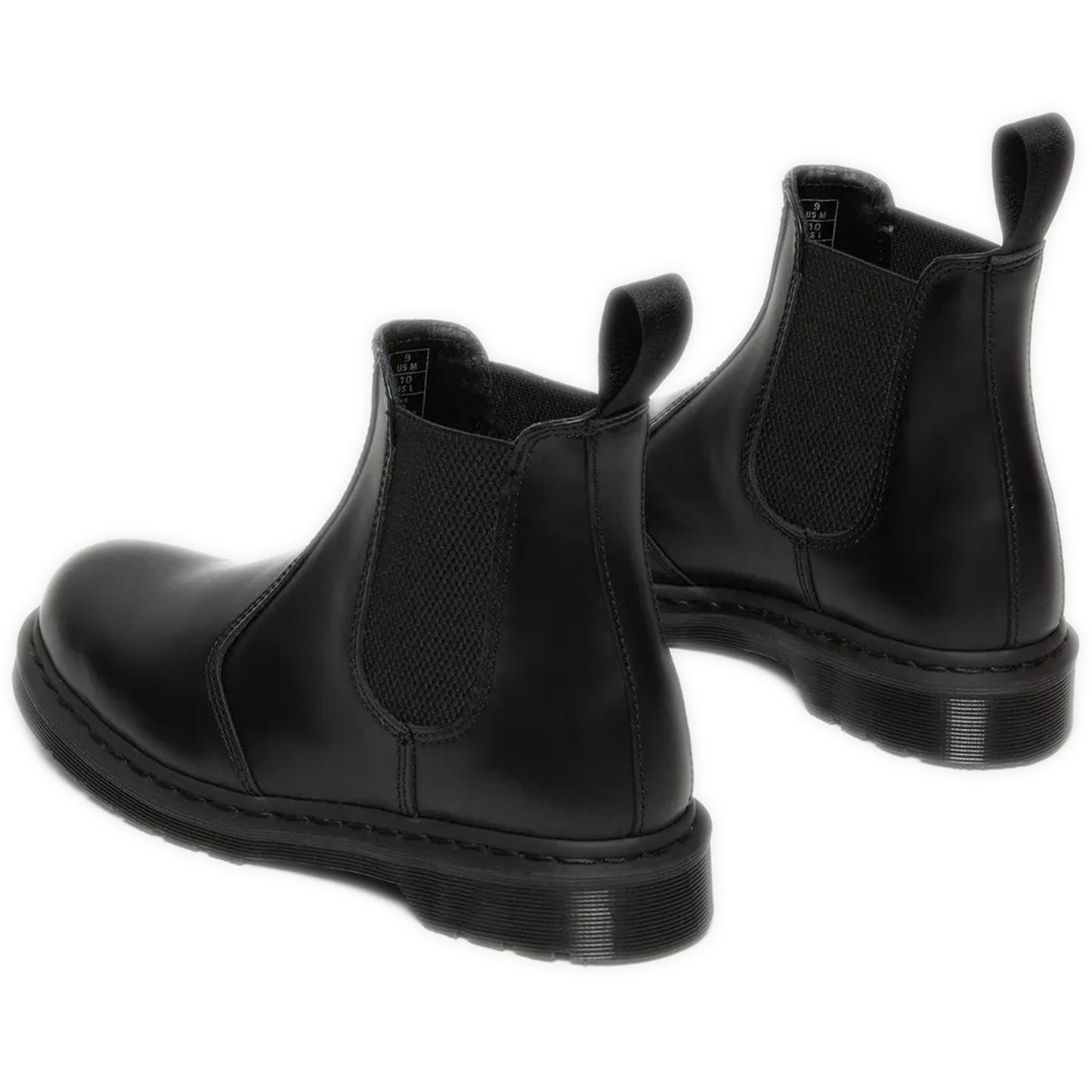 Women's Dr. Martens 2976 Mono Smooth Leather Chelsea Boots - Black Smooth