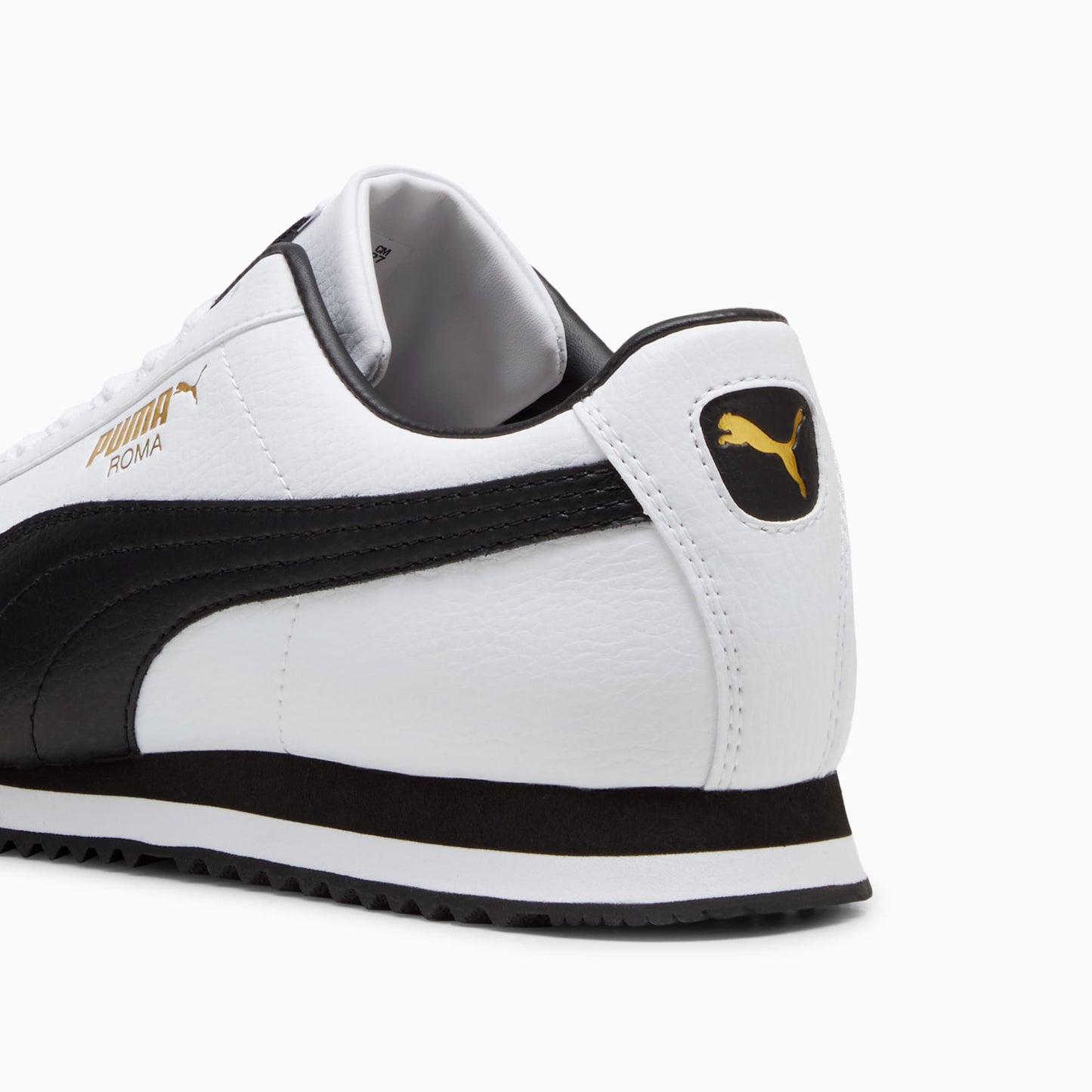 Men's Puma Roma 24 Shoes - Puma White/Puma Black/Team Gold