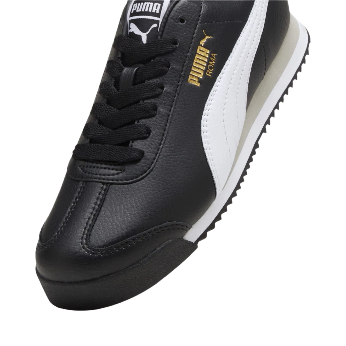 Men's Puma Roma 24 Shoes - Puma Black/Puma White/Smokey Gray