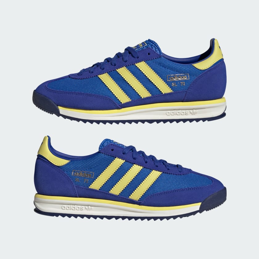 Men's Adidas SL 72 RS Shoes  - Semi Lucid Blue/Pure Sulfur