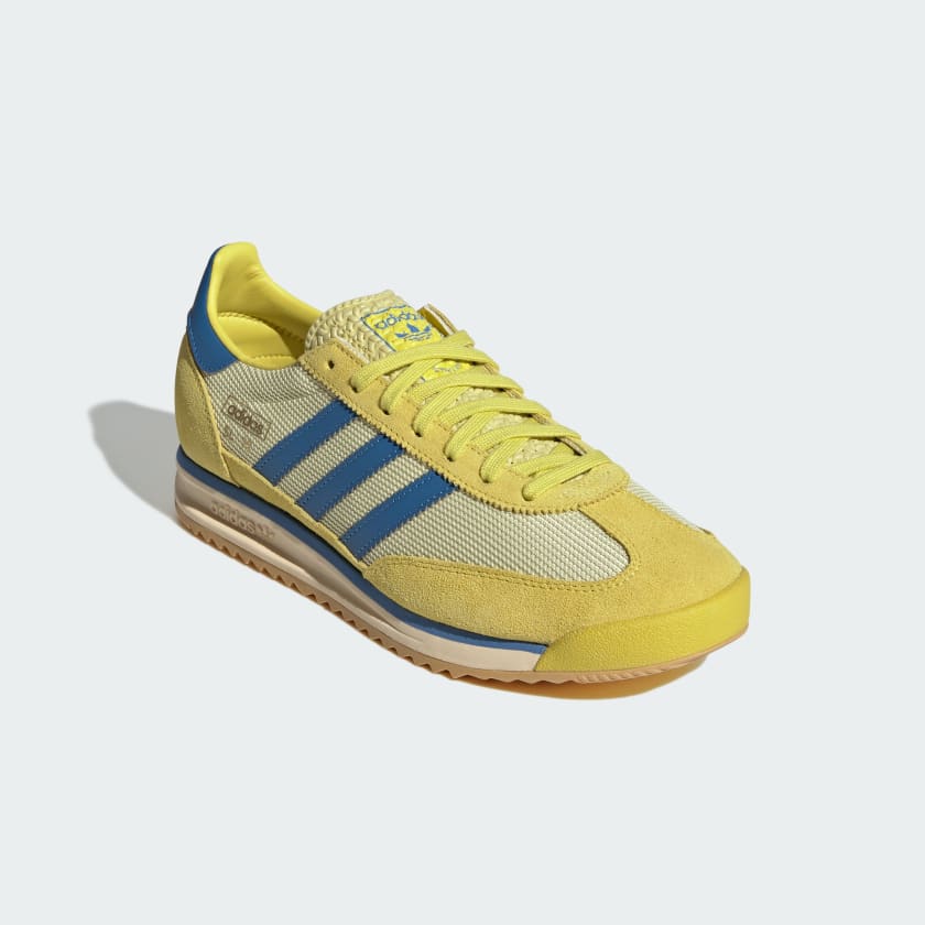 Men's Adidas SL 72 RS Shoes  - Pure Sulfur/Focus Blue/Powder Yellow