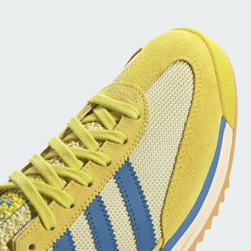 Men's Adidas SL 72 RS Shoes  - Pure Sulfur/Focus Blue/Powder Yellow