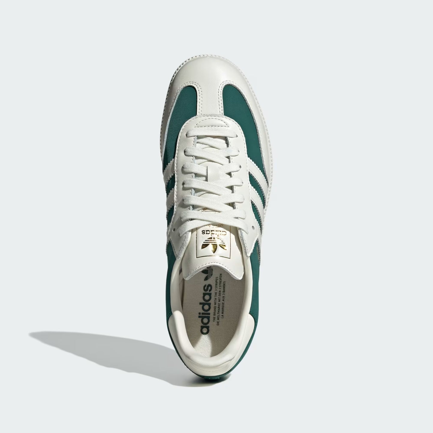 Men's Adidas Samba OG - Off White/Collegiate Green
