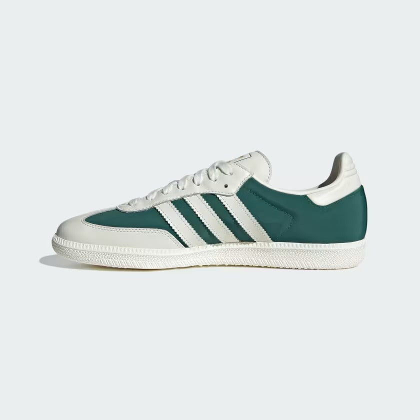 Men's Adidas Samba OG - Off White/Collegiate Green
