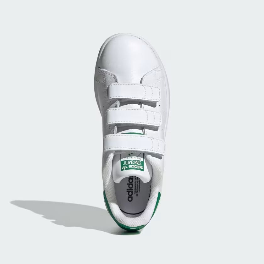 Pre School's Adidas Stan Smith Shoes - White/Green