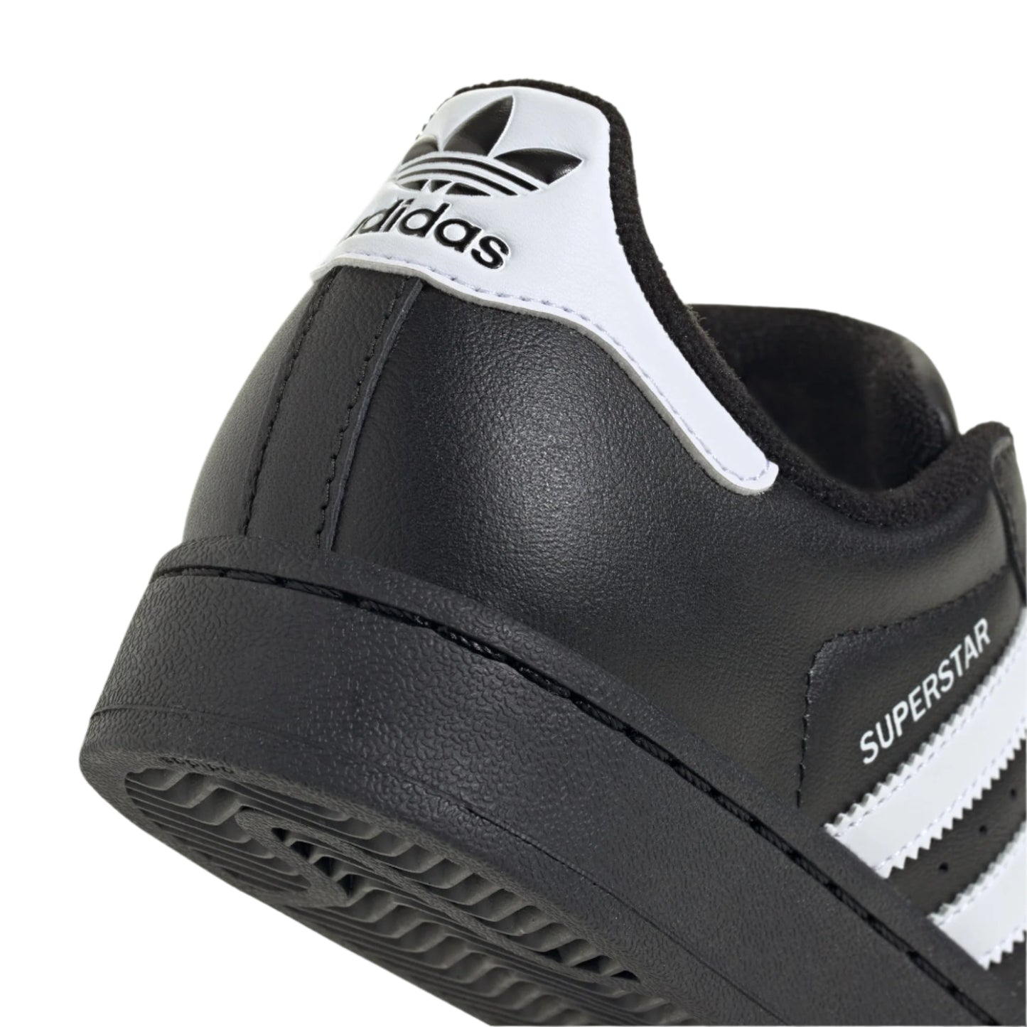 Grade School Adidas Superstar II J Shoes - Black/White/Black